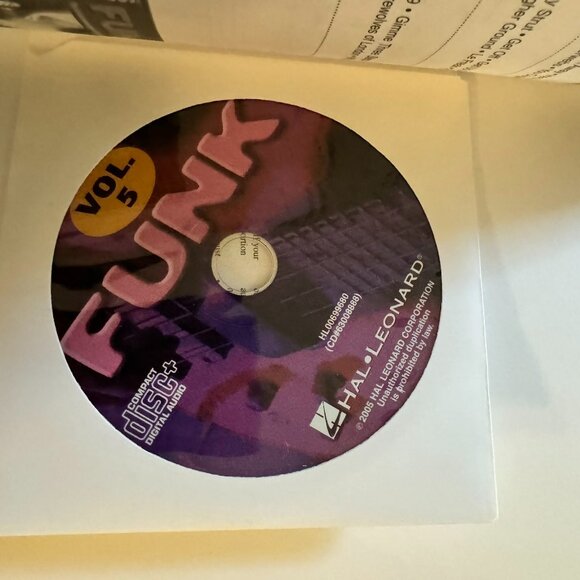 Funk Sheet Music Bass Play-Along Book and Audio Volume 5 - Picture 2 of 3